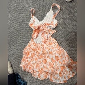 Sky to Moon Flowy Floral Dress